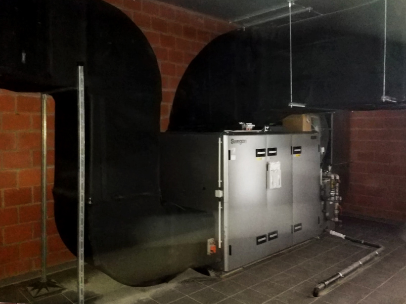 Ventilatie voor Brasserie
